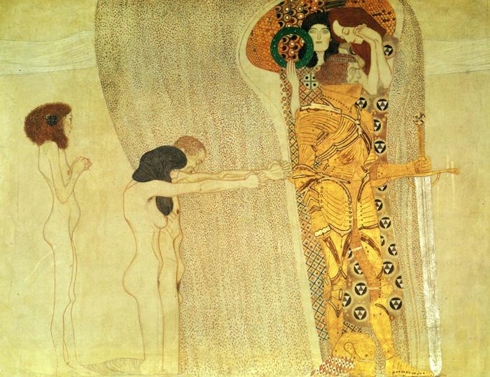 Gustav Klimt The Beethoven Frieze
